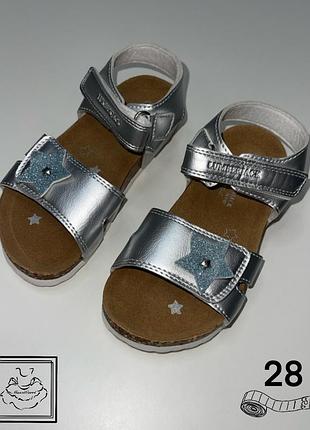 Сріблясті босоніжки lumberjack р28