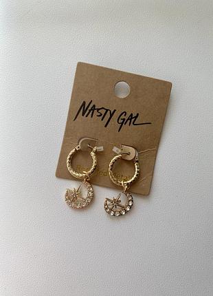 Сережки nasty gal місяць - зірка