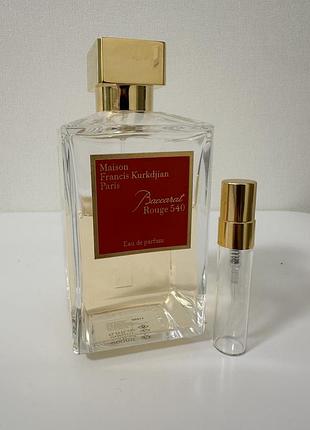 Парфюмированная вода baccarat rouge 540 maison francis kurkdjian распив. оригинал