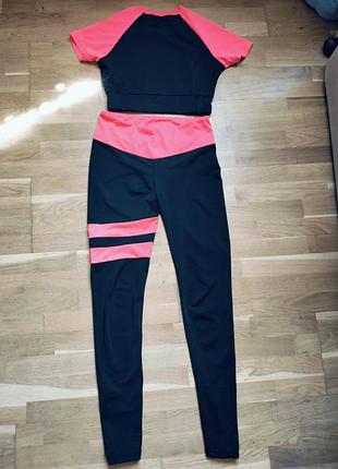 Комплект, костюм для занятий спортом девчонки 8-11роков.