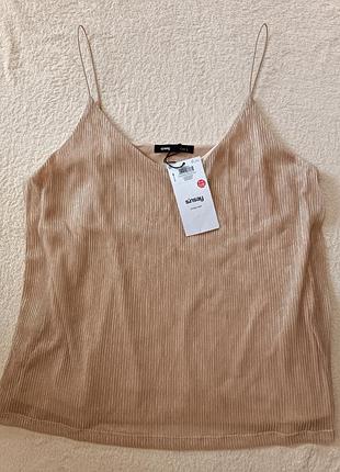 Низкая цена! красивая кофта. майка. новая. sinsay. l. изысканная маечка. блуза. кофточка