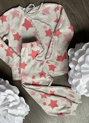 Піжама дитяча р. 104/110 см (4/5 років) флісова тепла