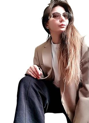 Распродажа!!️трендовый пиджак жакет беж