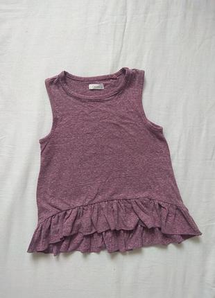 Футболка майка летняя на девочку стильная next 3 года