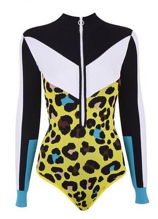 Боди в рубчик topshop sno