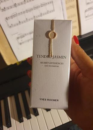 Парфюмированная вода tendre jasmin secret essences yves rocher, нежный жасмин 30 мл