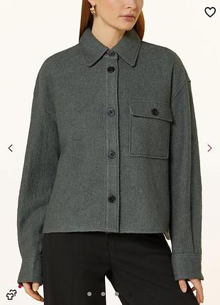 Верхняя рубашка из смеси шерсти, куртка marc o' polo relaxed fit overshirt 42- л- l- xl