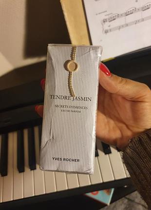 Парфюмированная вода tendre jasmin secret essences yves rocher, нежный жасмин 30 мл