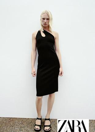 Стильное платье zara размер xs/s новая коллекция