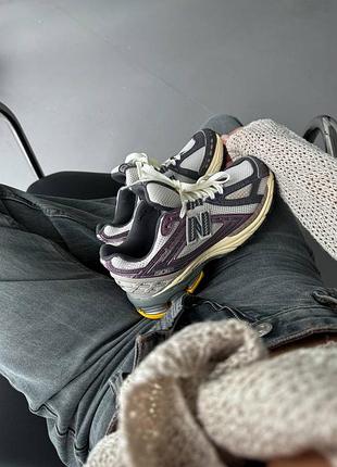 Кроссовки new balance 1906r grey purple