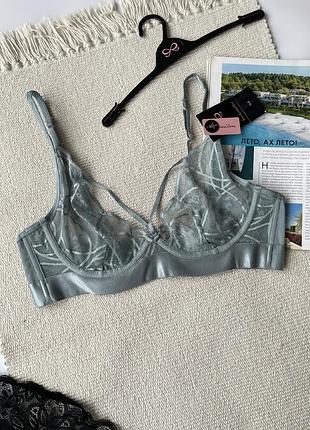 80в / 36в мереживний бюстгальтер з портупеями з широкою резинкою