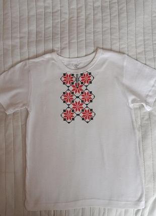 Футболка вишиванка для хлопчика 110зріст