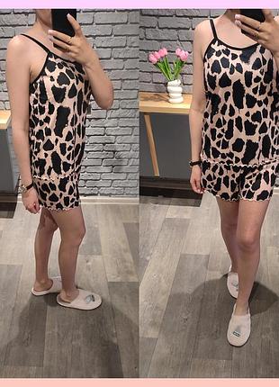 Женская пижама майка и шорты