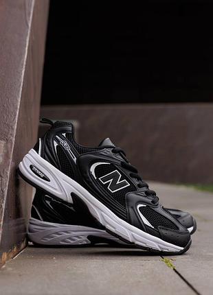 Кроссовки new balance 530 black white