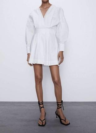 Хлопковое платье «zara»
