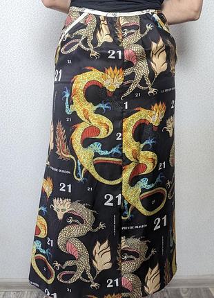 La prestic ouiston длинная юбка премиум бренд оригинал шелковая юбка юбка из шейки