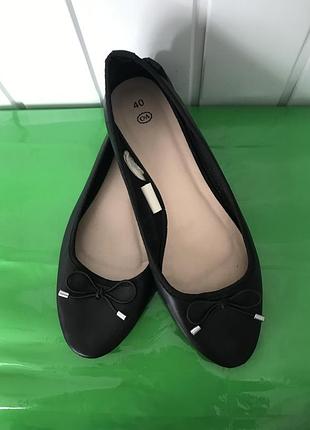 Балетки з екошкіри c&a