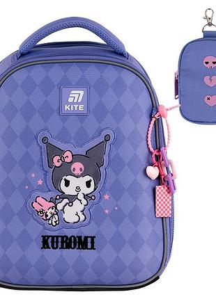 Рюкзак шкільний каркасний kite education kuromi hk25-555s-2