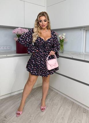 Платье с регулируемой длиной черная