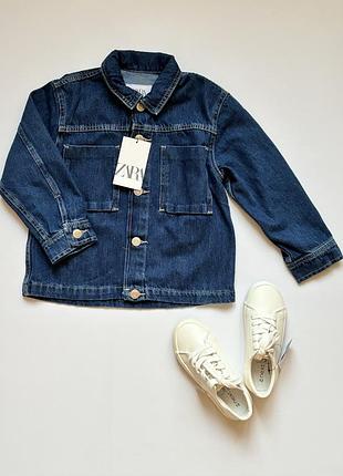 Джинсова сорочка на хлопчика ф. zara р.120