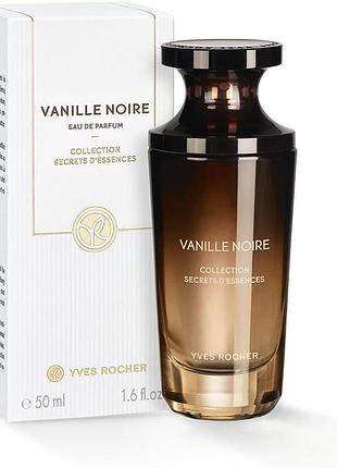 Парфюмированная вода vanille noire secret essences yves rocher, черная ваниль ив роше 50 мл