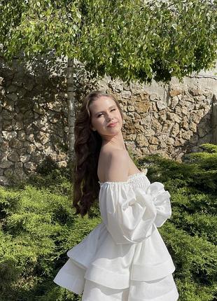 Белое платье от ivina.boutique