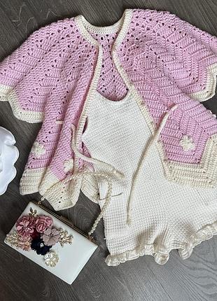 Комбинезон zara накидка/пончо детские р. 98-104 см