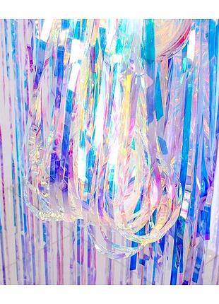 Дождик для фотозоны 3 м на 1 м перламутровый