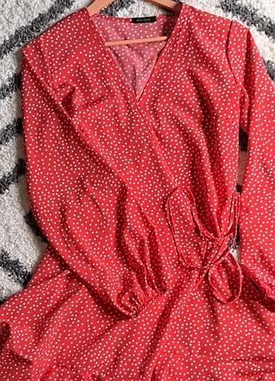 Летнее платье на запах