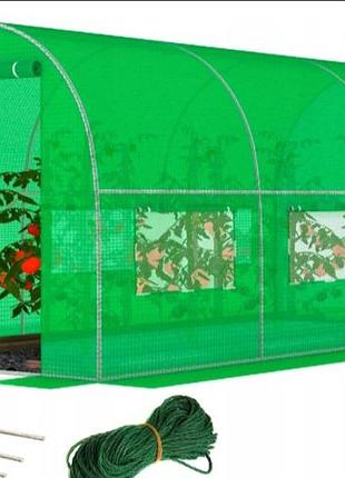 Садовая теплица с окнами garden 6m2 = 300*200*200