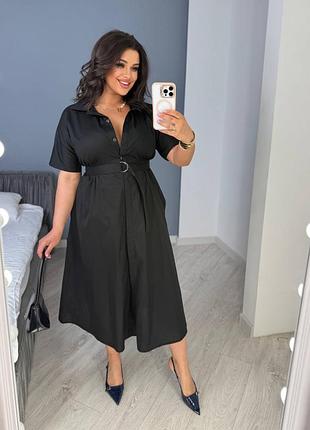 Сукня з легкого котону. сукня . платье с поясом