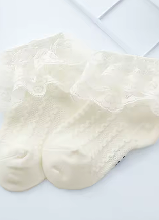 Носки с кружевом 2-4р