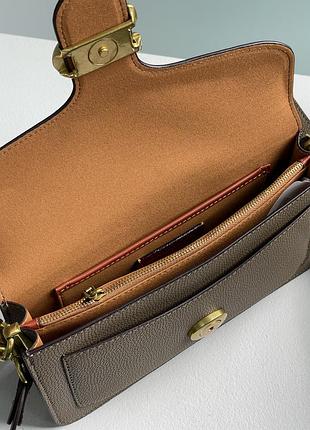 Сумка coach tabby shoulder bag 26 dark stone 6