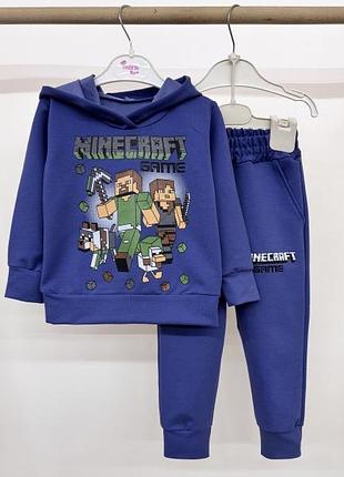Дитячий спортивний костюм minecraft на зріст до 134 см, від 525 грн