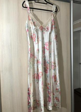 Нічна сорочка з мережевом р.46