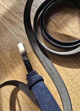 Ремень кожа замша hand made in italy 219/85