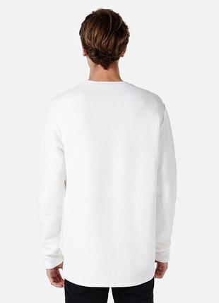 Бренд union rail, чоловіча футболка до довгого рукава, лонгслів, білий.