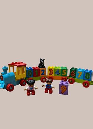 Конструктор lego duplo 10847 потяг рахуй та грай