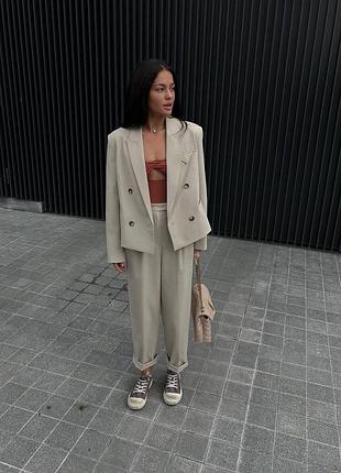 Костюм брючный с пиджаком
