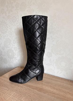Сапоги chanel натуральная кожа