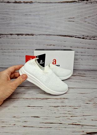 Р.26-31 кроссовки/макасины унисекс apawwa z515 white