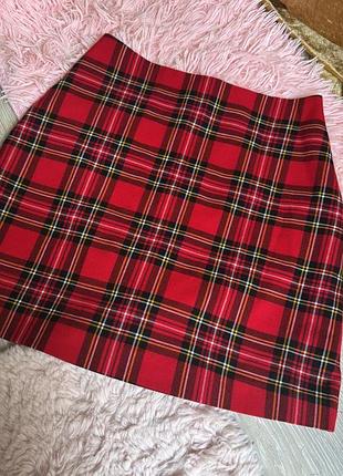 Юбка в клітинку