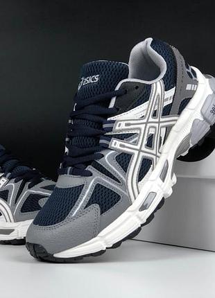Кроссовки серые с синим asics Cena Löparskor Gel Pulse 11 Winterpack