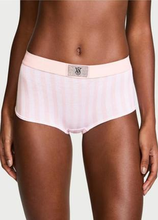 Трусики - шортики в полоску, женские, известного американского бренда victoria's secret