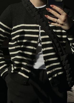 Кардиган в смужку h&m