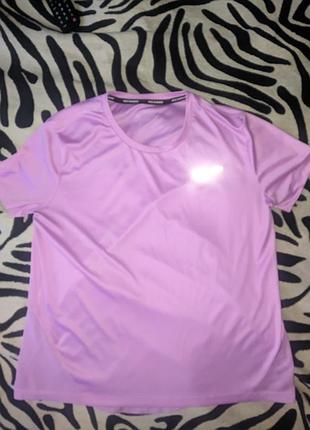 Женская футболка nike running dri fit рефлективная