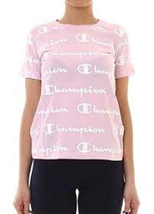 Женская хлопковая футболка champion