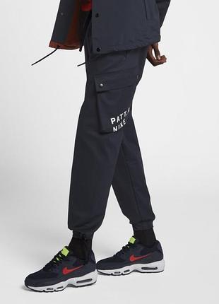 Мужские брюки карго колобарация nike x patta