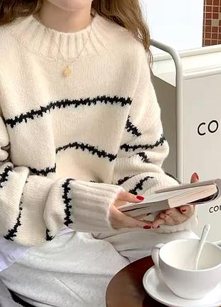 Светр в полоску, світер, кофта, джемпер