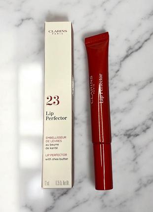 Clarins lip perfector glow мерехтливий блиск для губ та щік 12ml